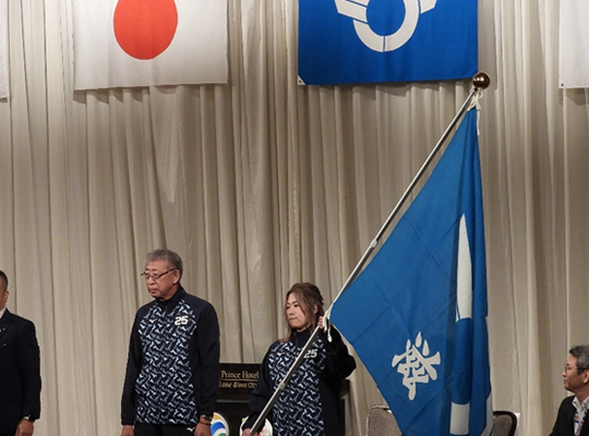原団長と石川選手